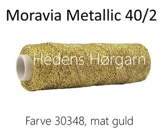 Moravia Metallic 40/2 farve 30348 mat guld
